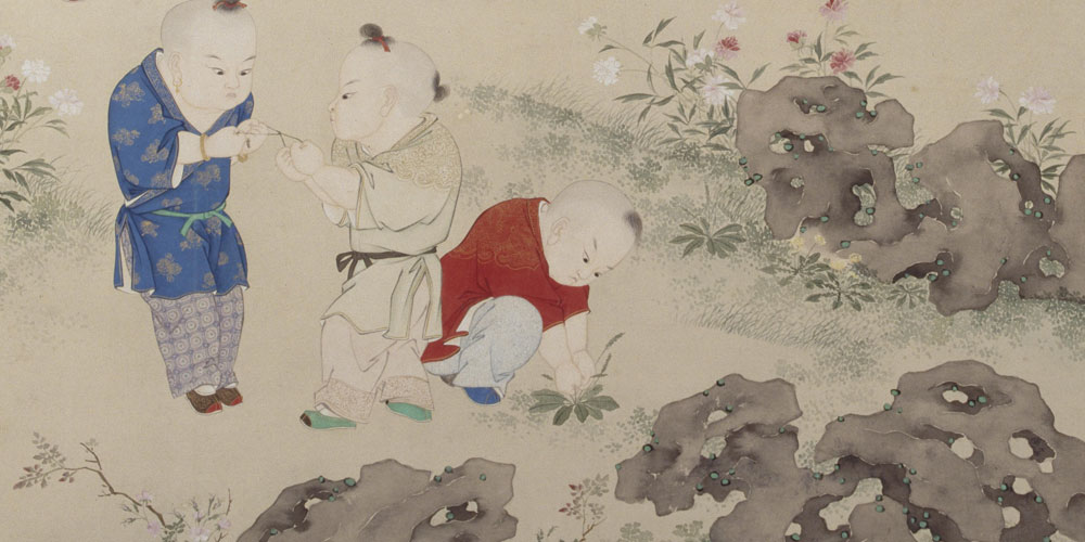 知有儿童挑促织，夜深篱落一灯明。