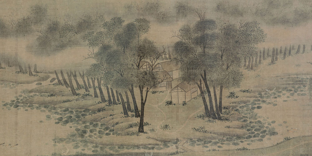 一水护田将绿绕，两山排闼送青来。