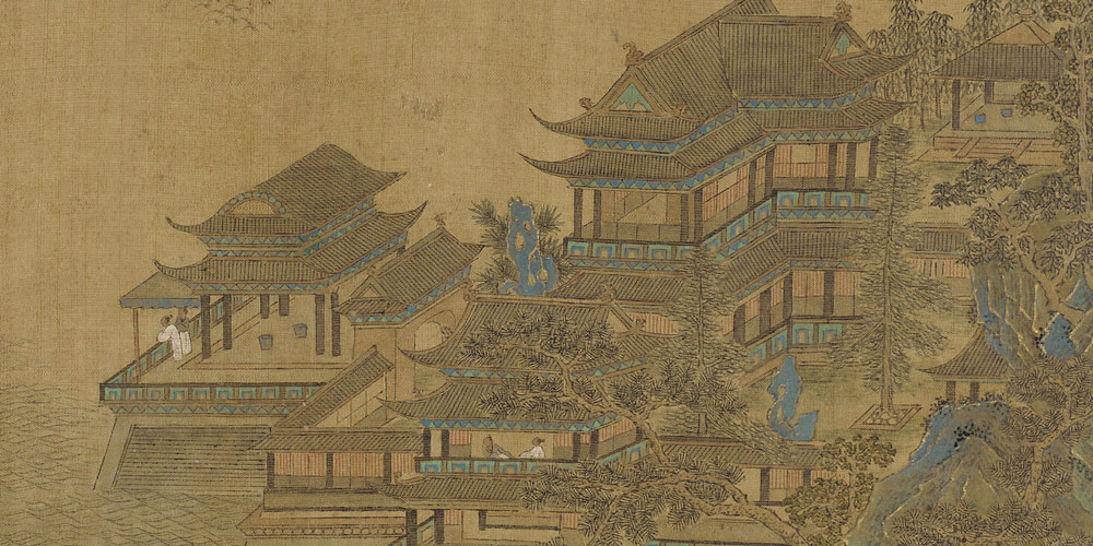 紫泉宫殿锁烟霞，欲取芜城作帝家。
