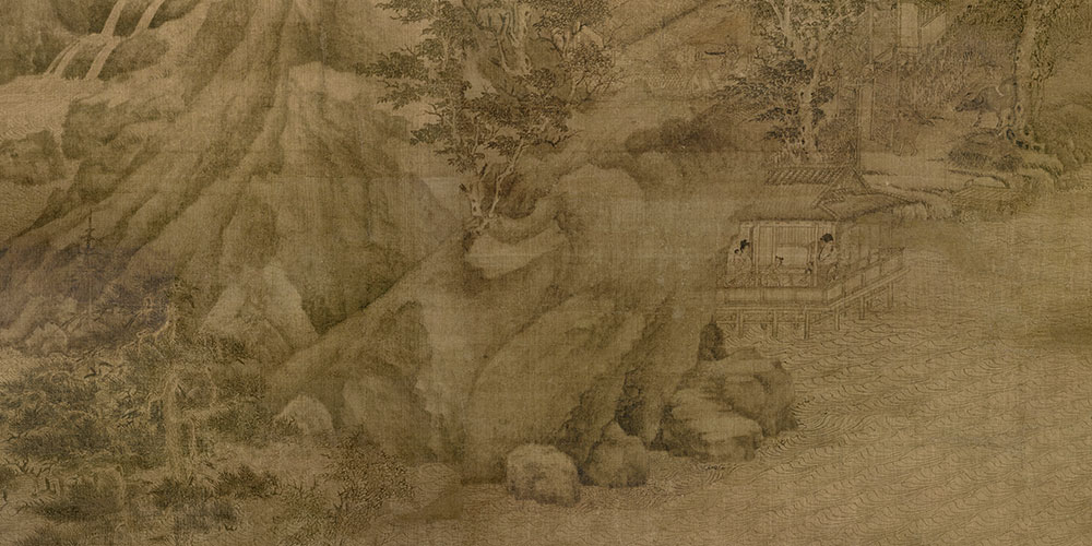 澄江平少岸，幽树晚多花。
