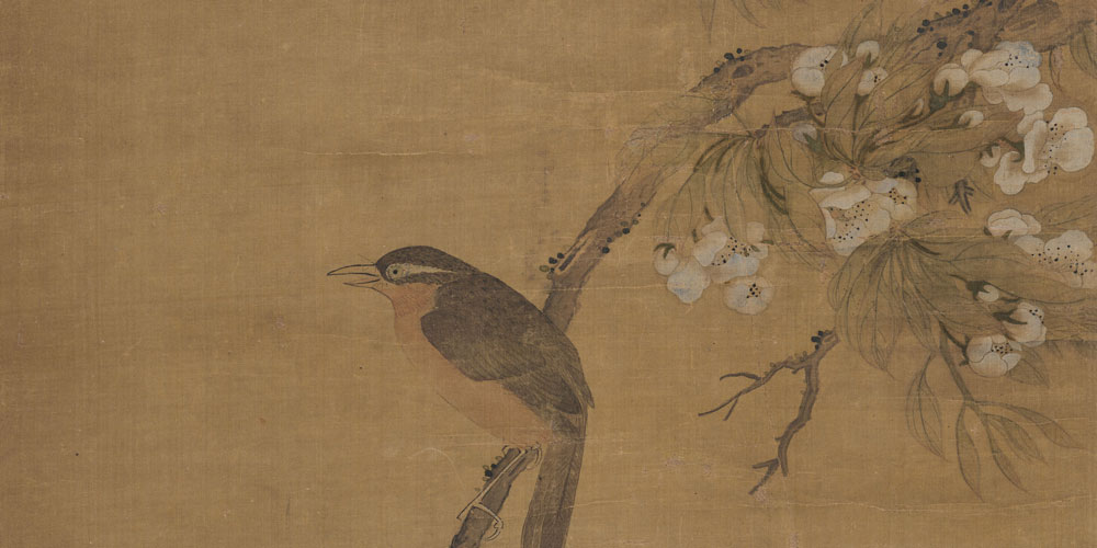 日暮东风怨啼鸟，落花犹似坠楼人。