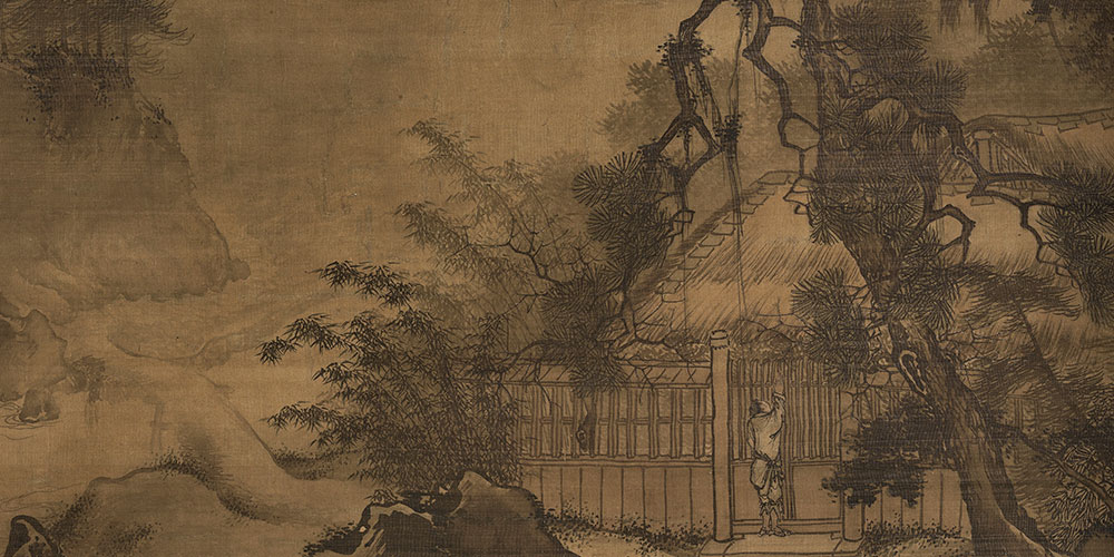 昨风一吹无人会，今夜清光似往年。