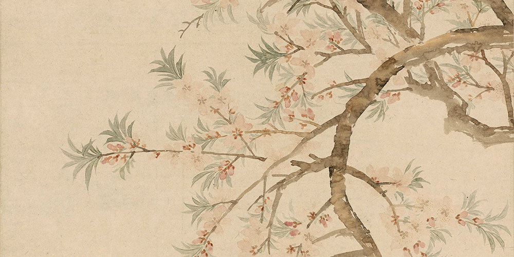 桃之夭夭，其叶蓁蓁。