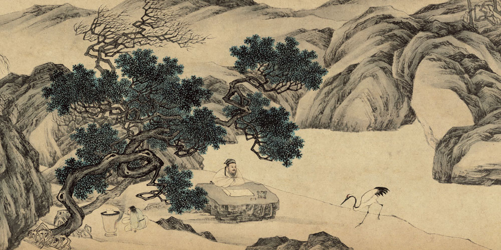 眼前直下三千字，胸次全无一点尘。