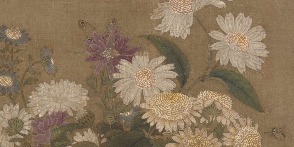 耐寒唯有东篱菊，金粟初开晓更清。