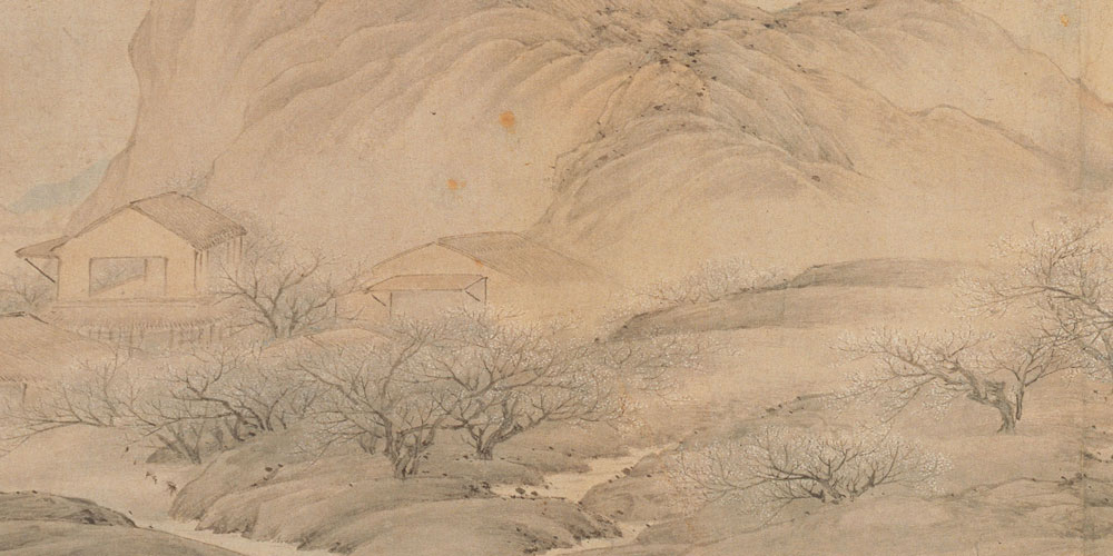 姑苏城外一茅屋，万树梅花月满天。