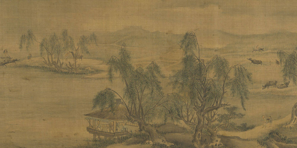 浮云游子意，落日故人情。