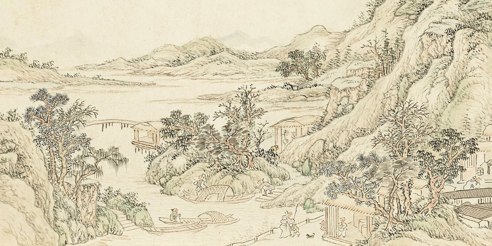 汴水流，泗水流，流到瓜州古渡头。吴山点点愁。