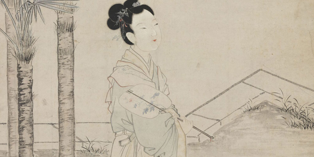 出入君怀袖，动摇微风发。