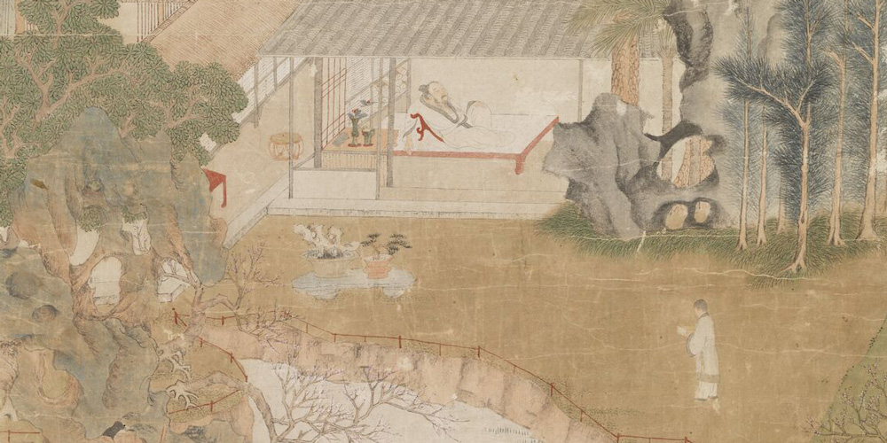 深院静，小庭空，断续寒砧断续风。
