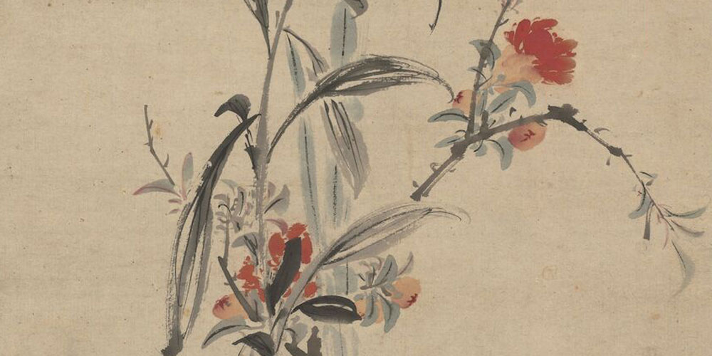 五月榴花照眼明，枝间时见子初成。