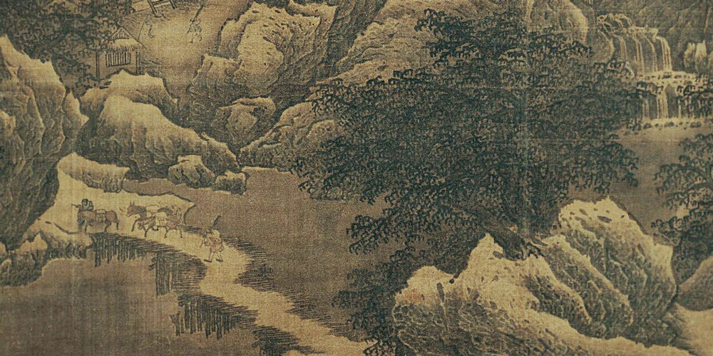 野云万里无城郭，雨雪纷纷连大漠。