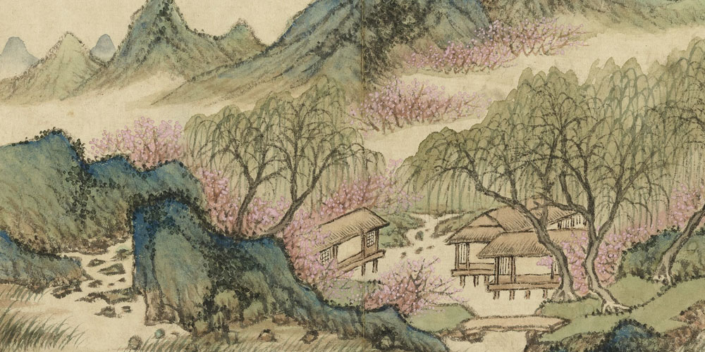 风月不供诗酒债，江山长管古今愁。