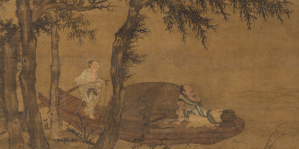 共眠一舸听秋雨，小簟轻衾各自寒。