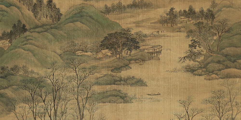 故人何在，水村山郭。