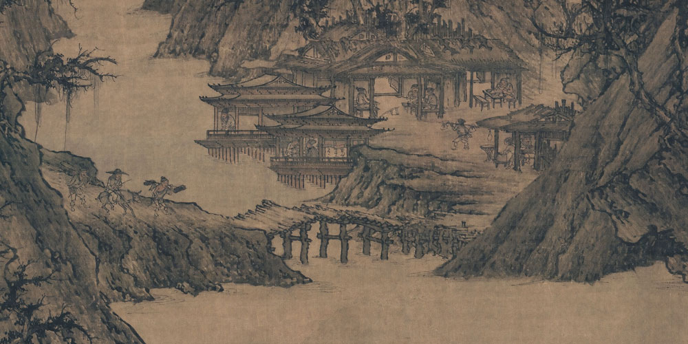 布被秋宵梦觉，眼前万里江山。
