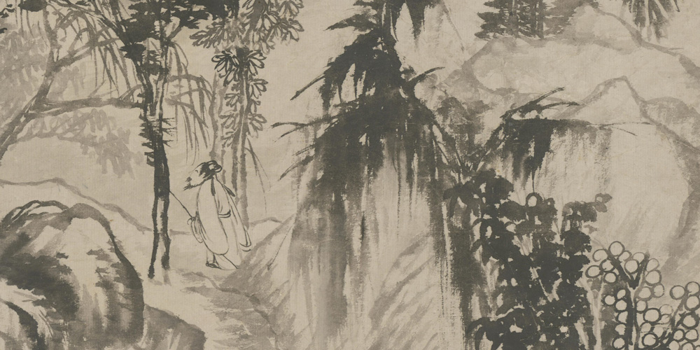坐对真成被花恼，出门一笑大江横。