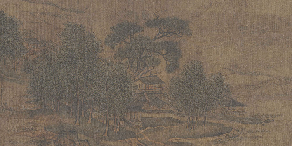 庭院深深深几许，杨柳堆烟，帘幕无重数。