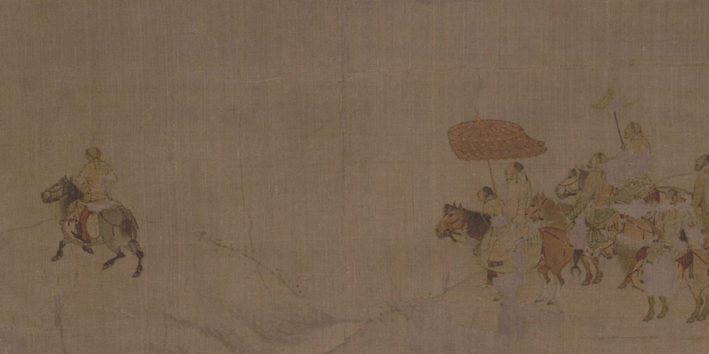 风劲角弓鸣，将军猎渭城。
