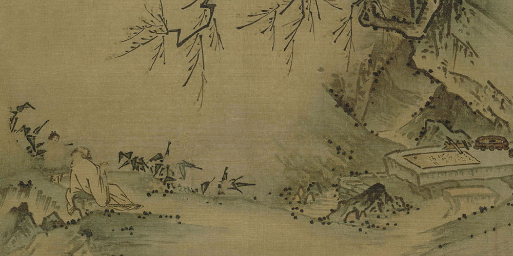 抽刀断水水更流，举杯销愁愁更愁。