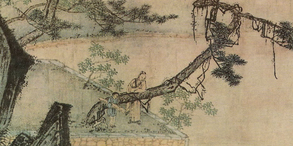 独敲初夜磬，闲倚一枝藤。