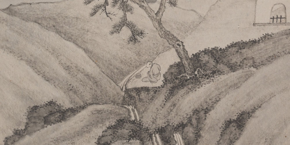 遇沉沉不语之士，且莫输心；见悻悻自好之人，应须防口。
