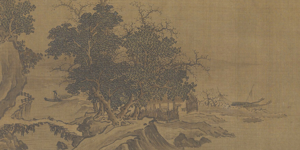 人悄悄，帘外月胧明。