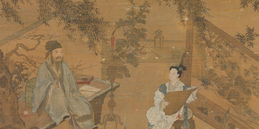 少年听雨歌楼上，红烛昏罗帐。