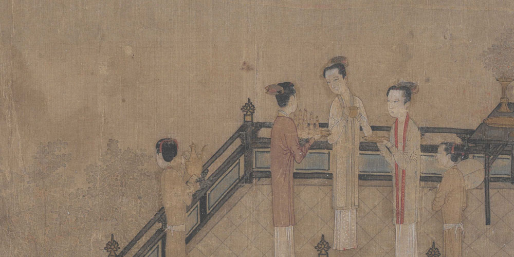 岂知一夜秦楼客，偷看吴王苑内花。