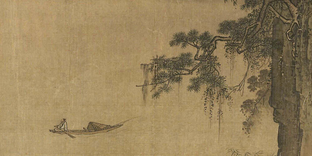 日暮征帆何处泊，天涯一望断人肠。