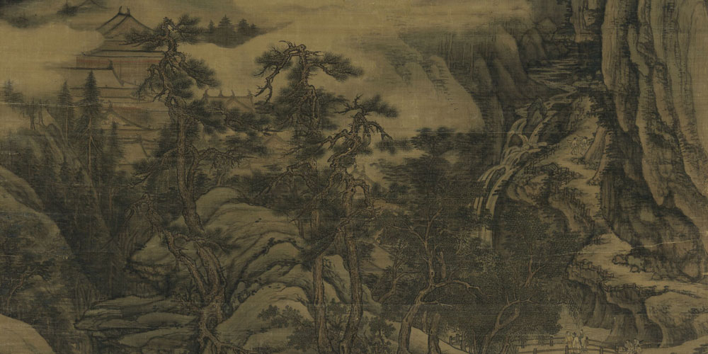 初闻征雁已无蝉，百尺楼高水接天。