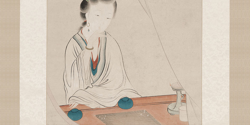 有约不来过夜半，闲敲棋子落灯花。