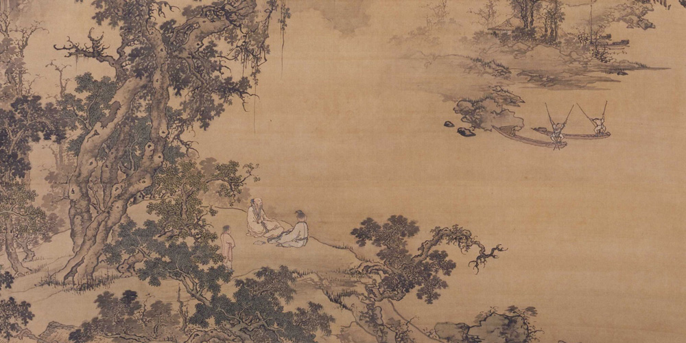 放眼暮江千顷，中有离愁万斛，无处落征鸿。