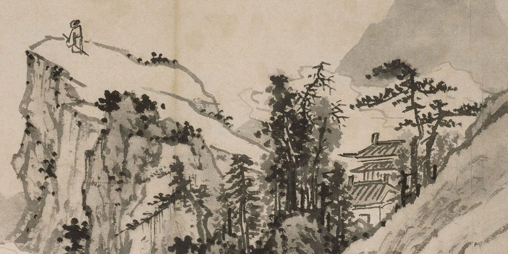 碧水丹山映杖藜，夕阳犹在小桥西。