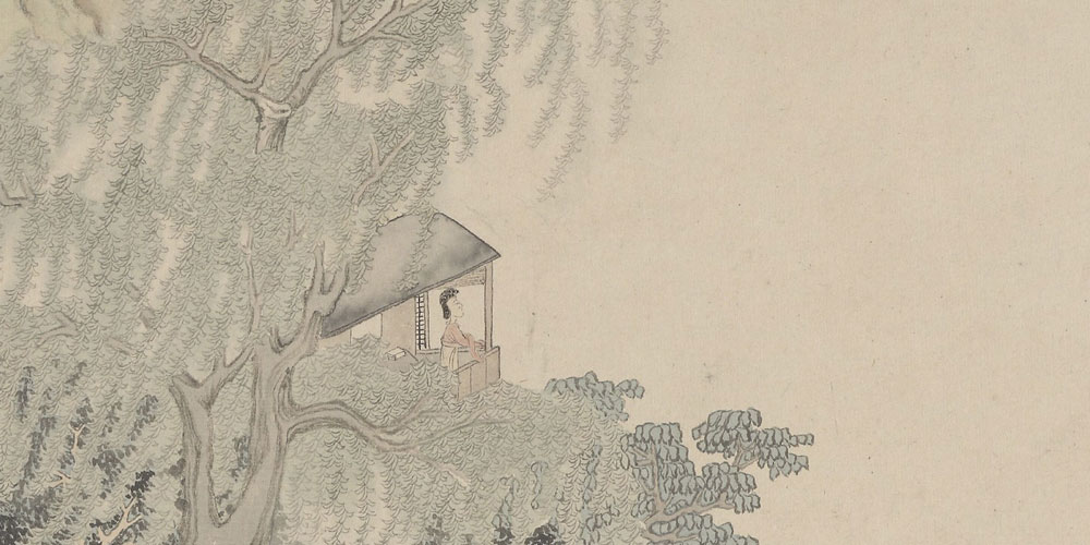 依旧桃花面，频低柳叶眉。
