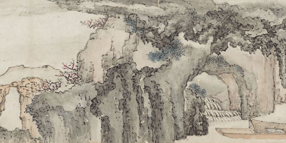 犹有桃花流水上，无辞竹叶醉尊前。