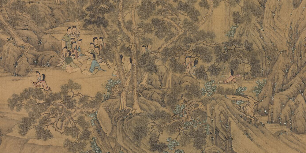 提笼忘采叶，昨夜梦渔阳。