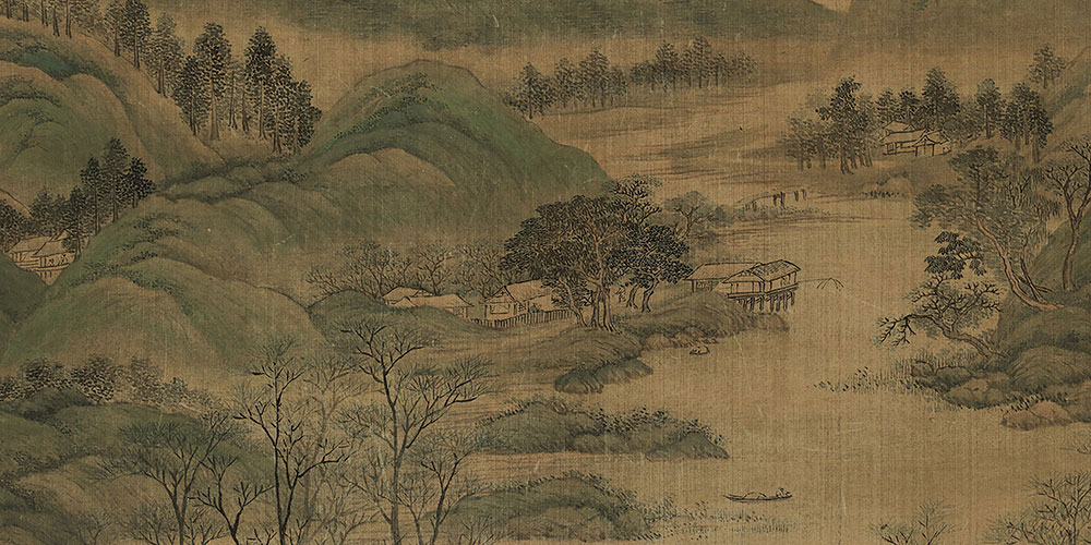 清江一曲抱村流，长夏江村事事幽。