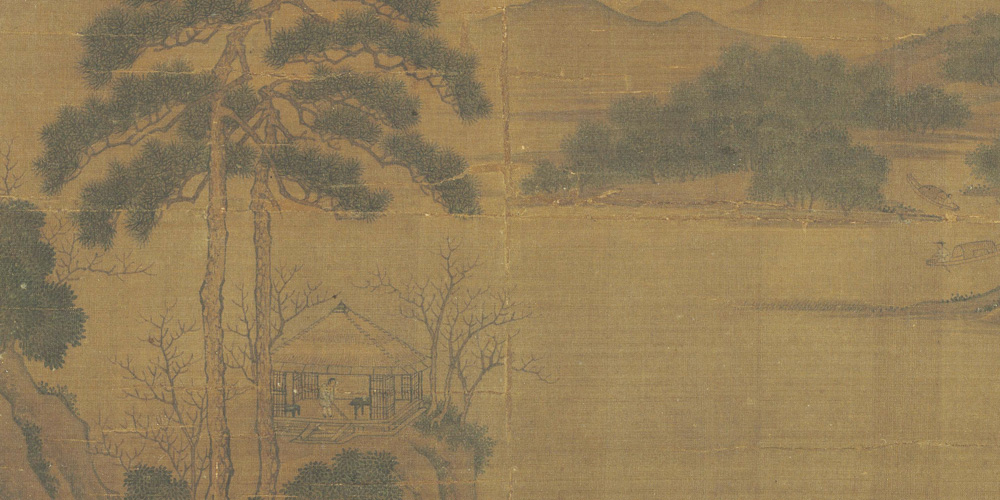 偶来松树下，高枕石头眠。