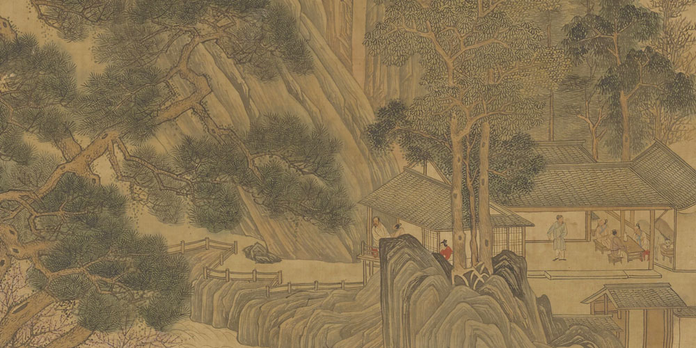 夜凉吹笛千山月，路暗迷人百种花。