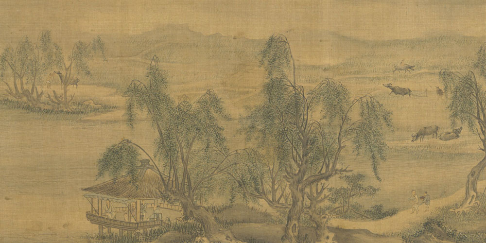 雾柳暗时云度月，露荷翻处水流萤。