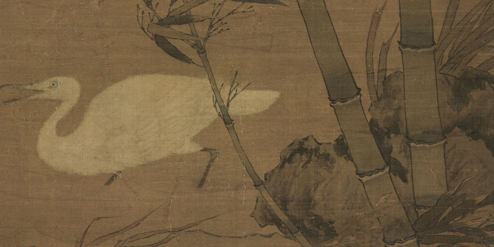 寒波澹澹起，白鸟悠悠下。