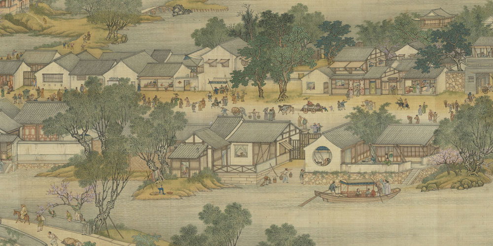 忆昔开元全盛日，小邑犹藏万家室。