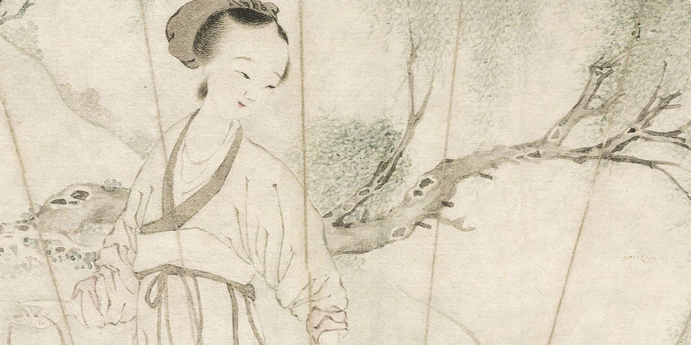 盈盈一水间，脉脉不得语。