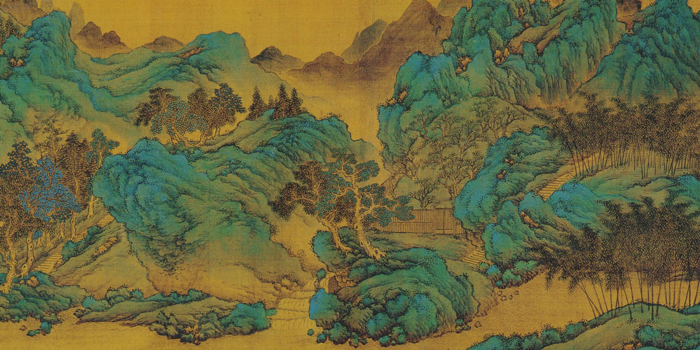斜月沉沉藏海雾，碣石潇湘无限路。