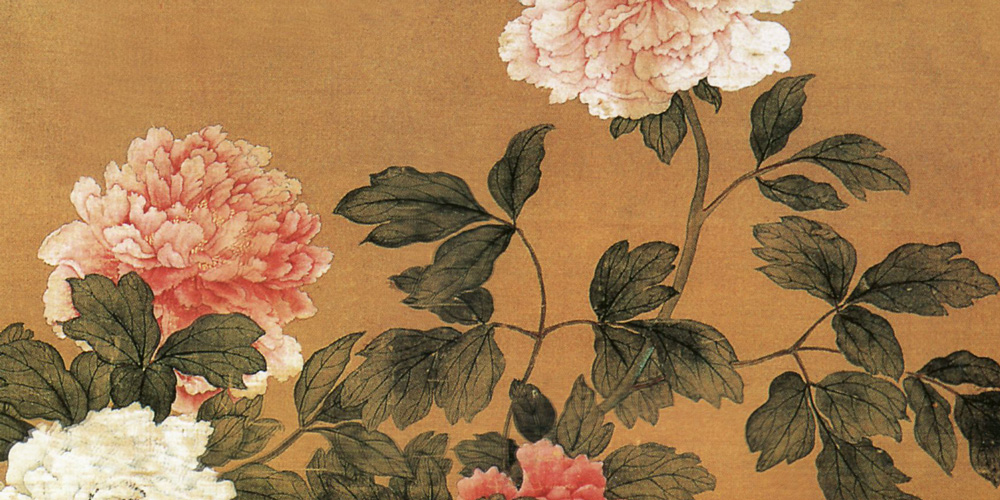 去年花里逢君别，今日花开又一年。