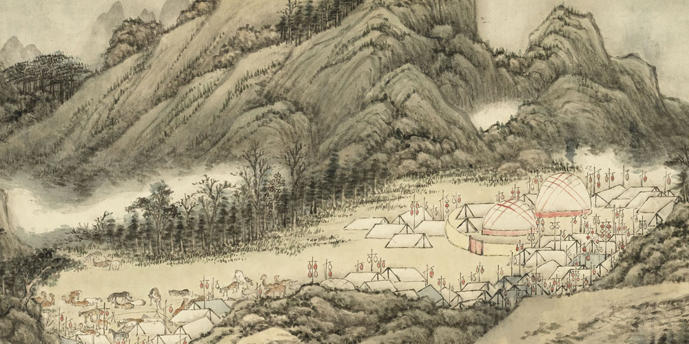 秋空明月悬，光彩露沾湿。