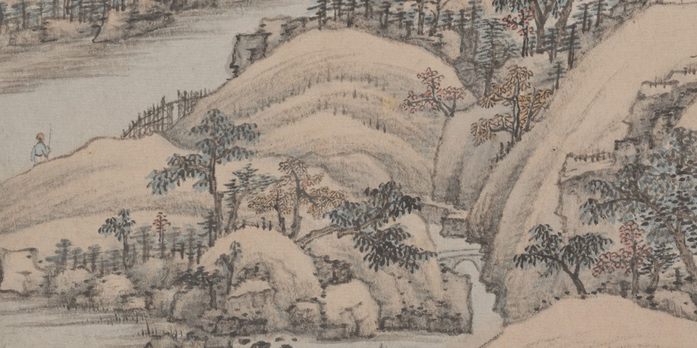 水枕能令山俯仰，风船解与月裴回。
