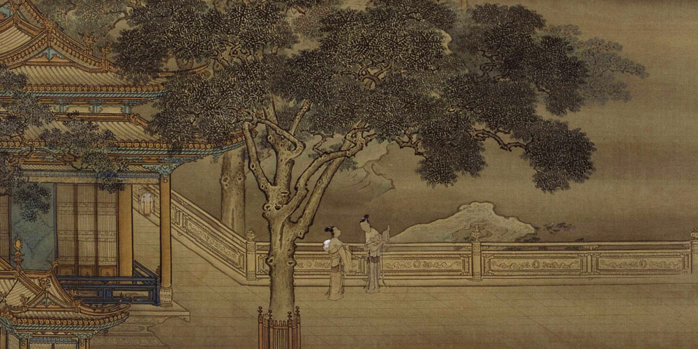 故国三千里，深宫二十年。