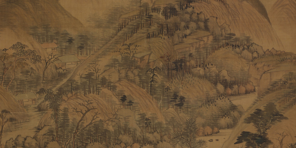 今日云景好，水绿秋山明。
